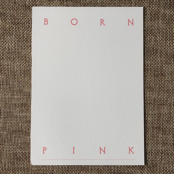 BLACKPINK LISA [ Born Pink ] Official Postcard, Box Set Ver. / New / Gift