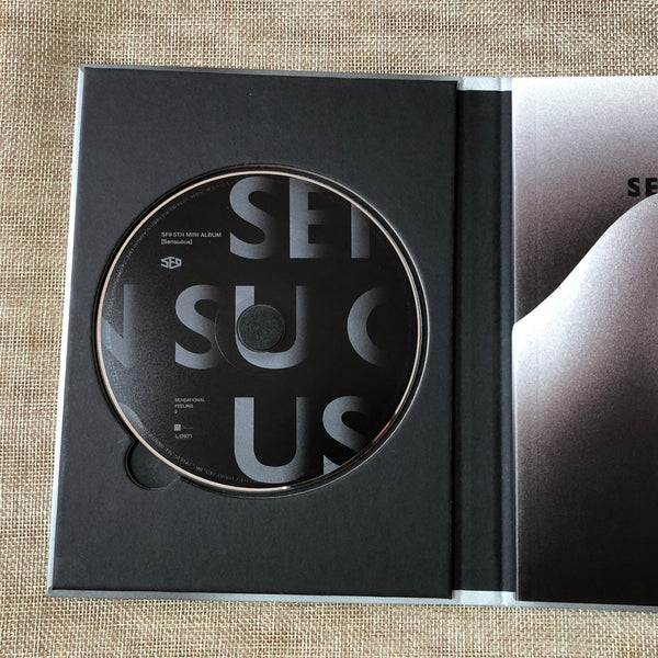 SF9 SIGNED [ SENSUOUS Promo Album CD+Photobook+PC ] Autographed, 5th Mini / Gift