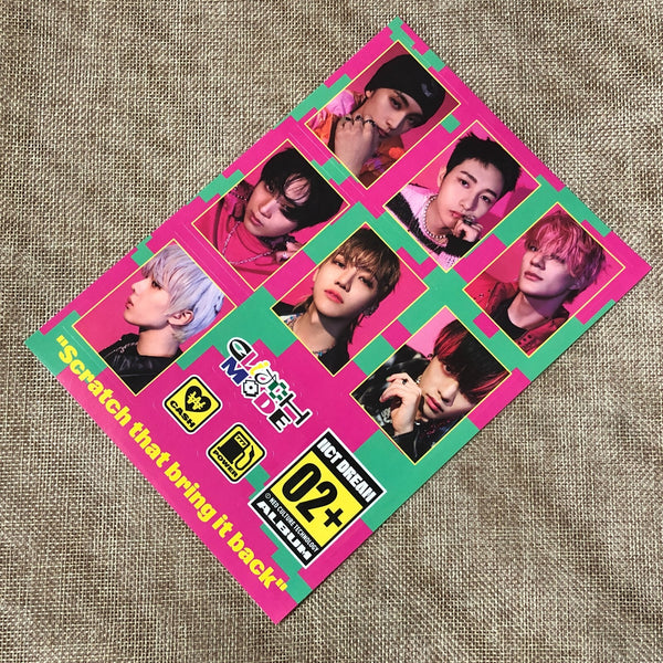 NCT DREAM GROUP [ GLITCH MODE ] Official Sticker / New / Gift