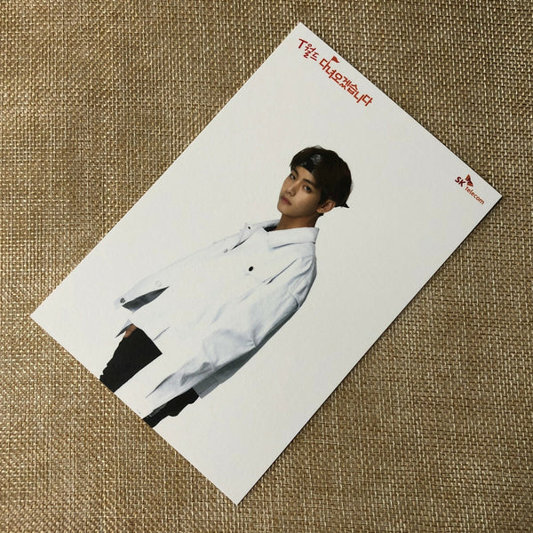 BTS V [ SKT ] Official Postcard Photocard Limited / New, Rare / Gift