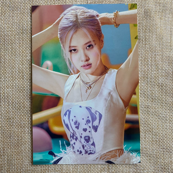 BLACKPINK ROSE #1 [4+1 5th Anniversary Pop-up Store 4x6 Photo] / New, Rare /+G