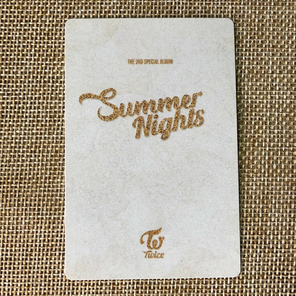 TWICE JIHYO [Summer Nights Pre-Order] Official Photocard, 5th Mini / New / Gift