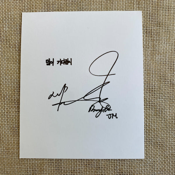 BTS JIMIN [ WINGS ] Official Polaroid Photocard, 2nd Album / New, Rare / Gift