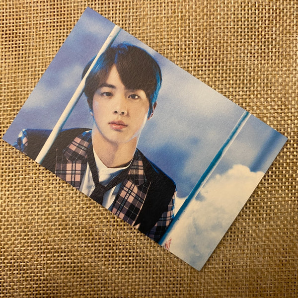 BTS JIN 5/8 [Wings Tour Final Concert] Official Mini Photocard / New, Rare /+G