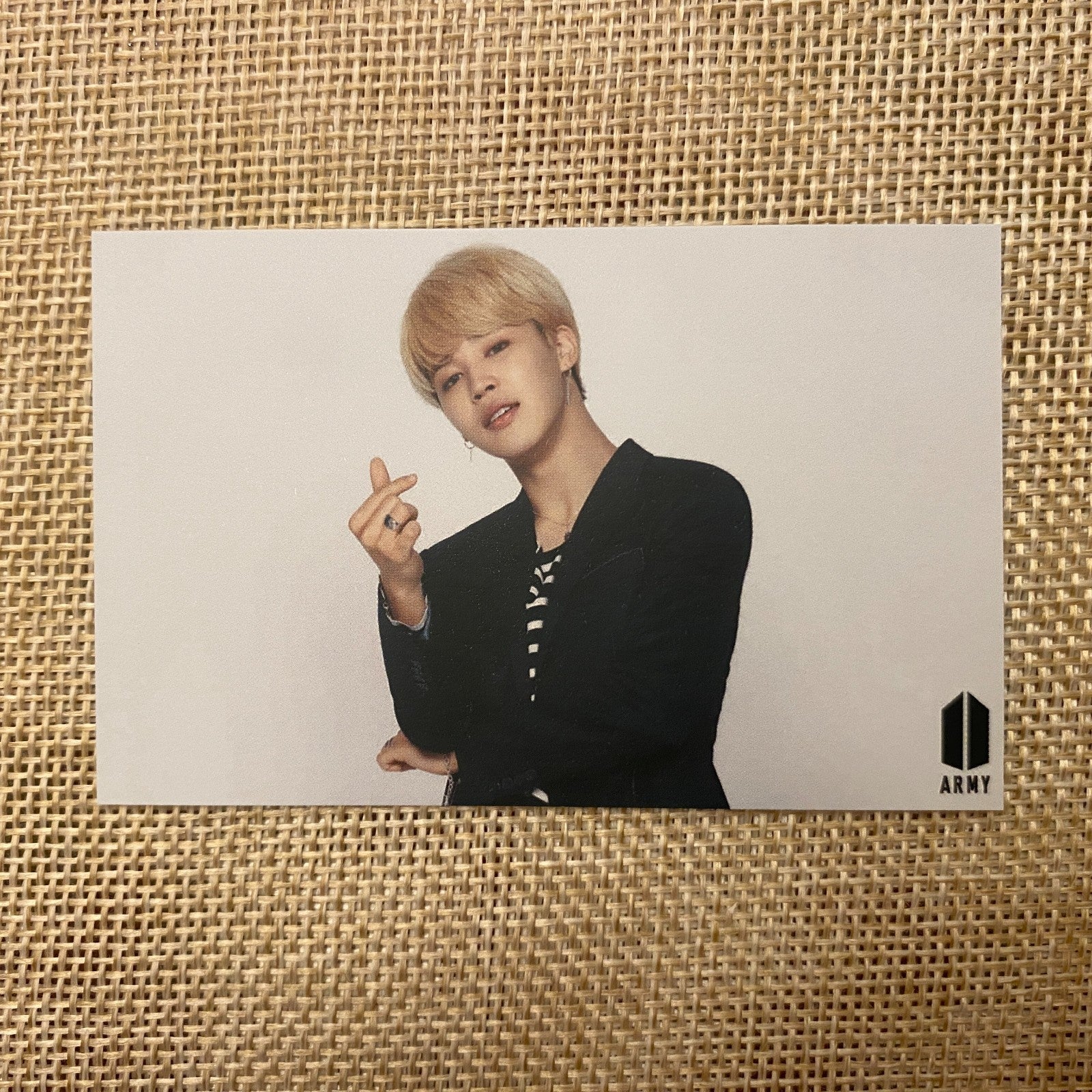 BTS JIMIN [ Wings Tour Final ] Official Photocard, 4th Army Booth / New / Gift