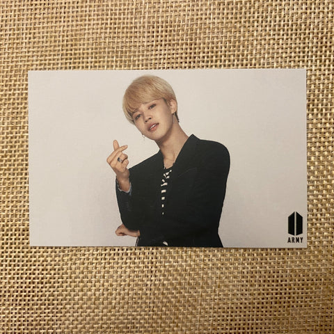 BTS JIMIN [ Wings Tour Final ] Official Photocard, 4th Army Booth / New / Gift