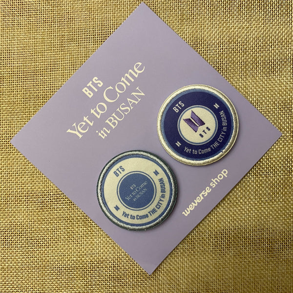 BTS [YET TO COME in BUSAN MERCH] Official Badge Emblem Gift Set / New, Rare /+G