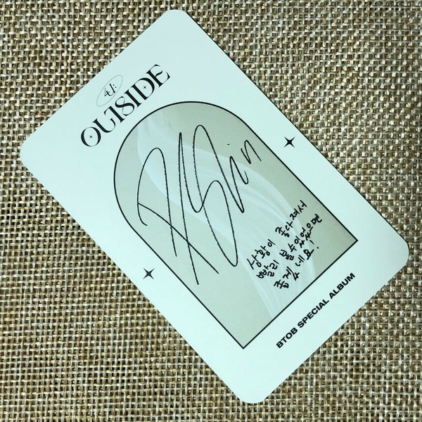 BTOB 4U PENIEL #1 [OUTSIDE] Official Photocard, Special Awake Ver. / New / Gift