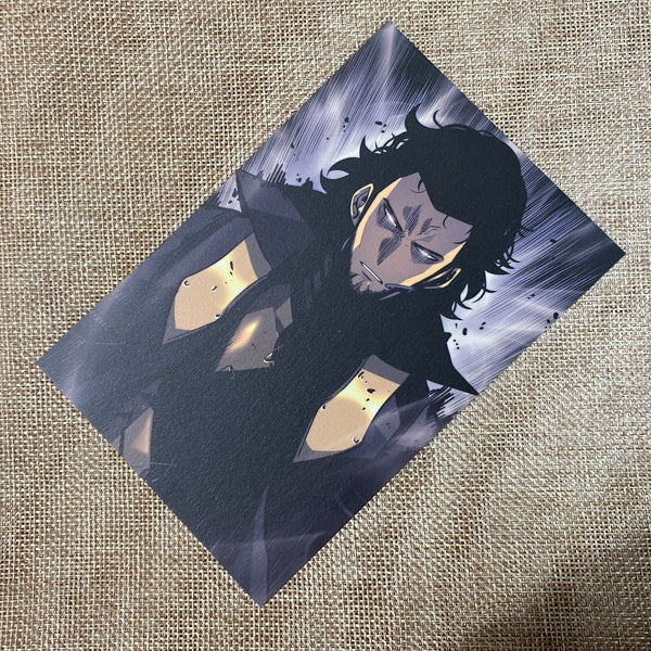 Solo Leveling [Official Bonus Postcard] / Korean Webtoon Ltd / New, Rare