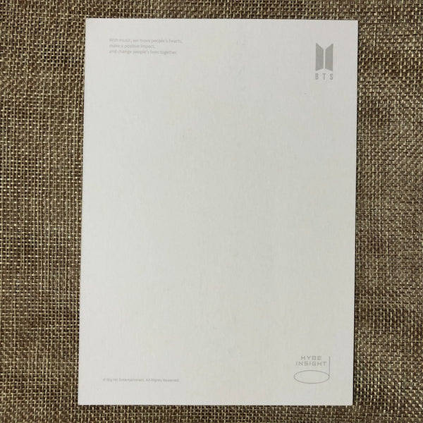 BTS JUNGKOOK #2 [ HYBE INSIGHT ] Official Postcard / New / Gift