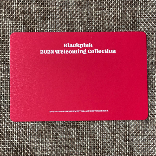 BLACKPINK JISOO JENNIE #1 [2022 Welcoming Collection] Official Photocard / Gift