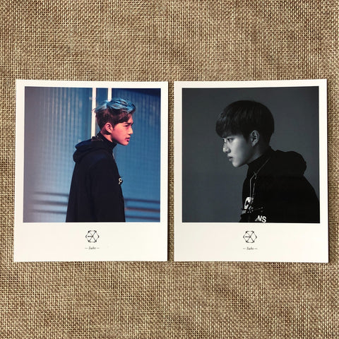 EXO SUHO [ EX'ACT ] Official Polaroid Photocard Set of 2 / Postcard / New / Gift