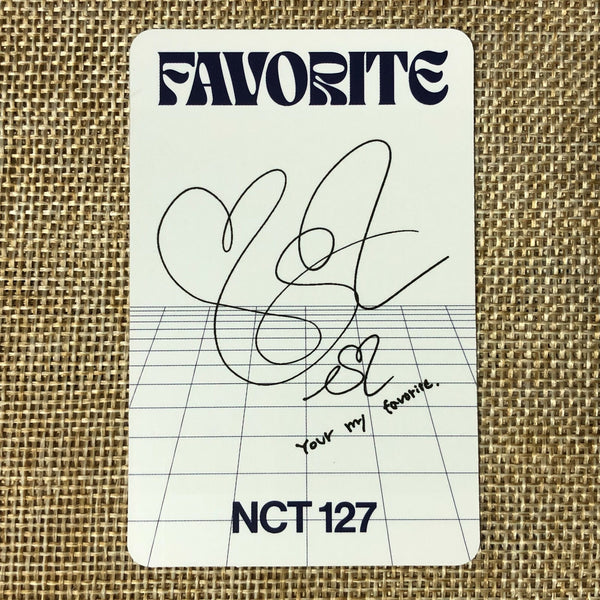 NCT 127 TAEYONG [FAVORITE] Official Photocard, 3rd Repackage CATHARSIS / Gift