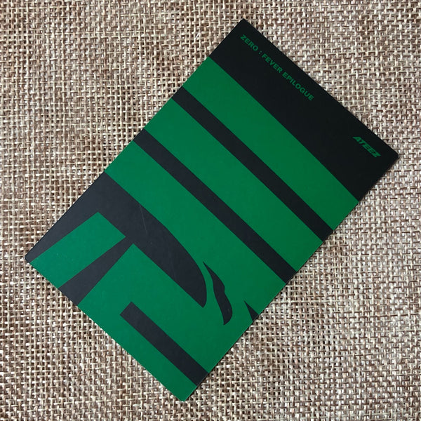 ATEEZ SAN [ Zero : Fever Epilogue ] Official Photocard, Diary Ver / New / Gift