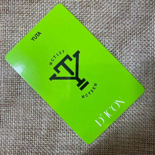 NCT Dream YUTA #3 [ 2019 Dicon Custom Book ] Official Photocard / New / Gift
