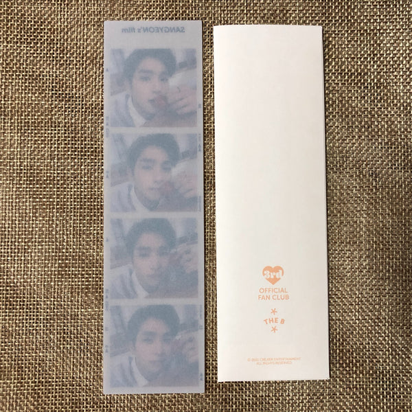 THE BOYZ SANGYEON [3rd Fanclub The B Kit] Official Film Photo Photocard / Gift