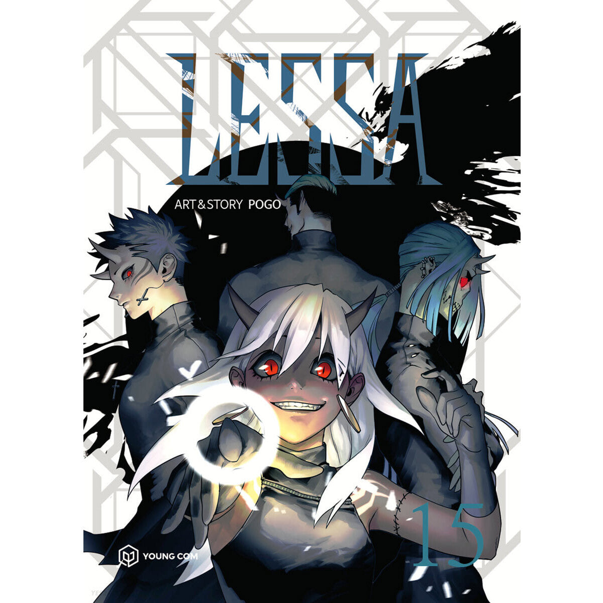 LESSA Vol. 15 Korean Ver Webtoon Comics Manga Book Manhwa / New / Gift