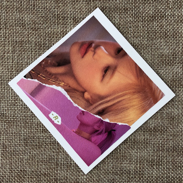 BLACKPINK ROSE #8 [ -R- ] Official Postcard, 1st Single / New / Gift