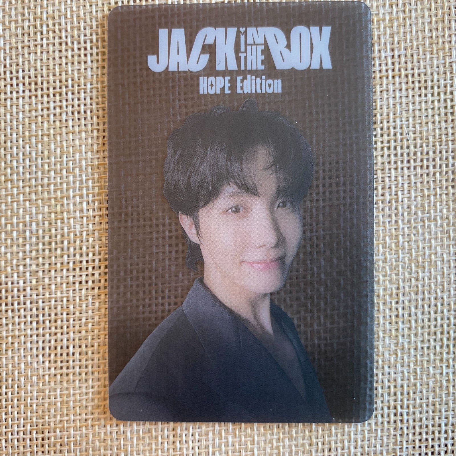 BTS J-HOPE [JACK IN THE BOX] Official PVC Photocard, POB Weverse / New, Rare /+G