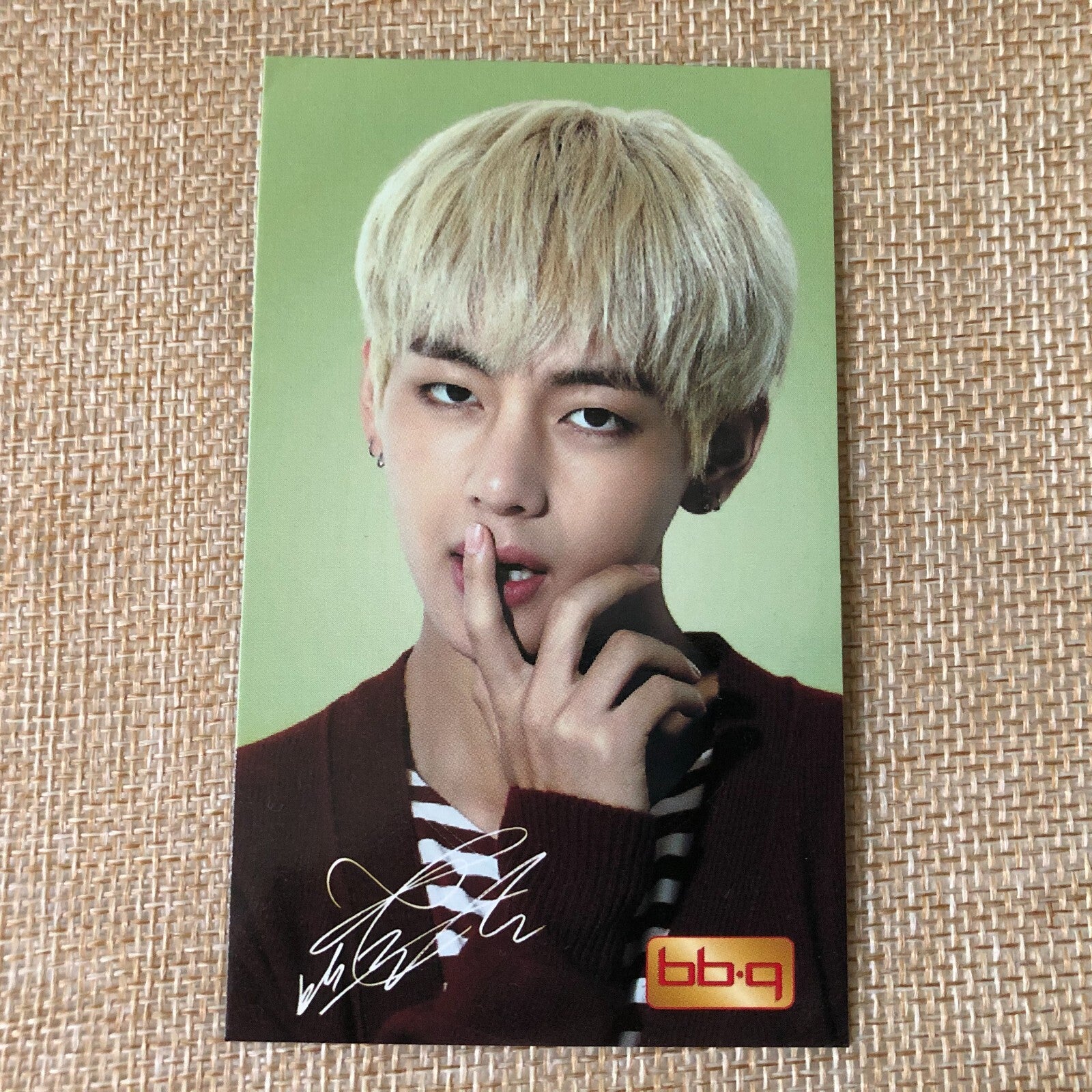 BTS V #2 [ BBQ ] Official Photocard / New / Gift