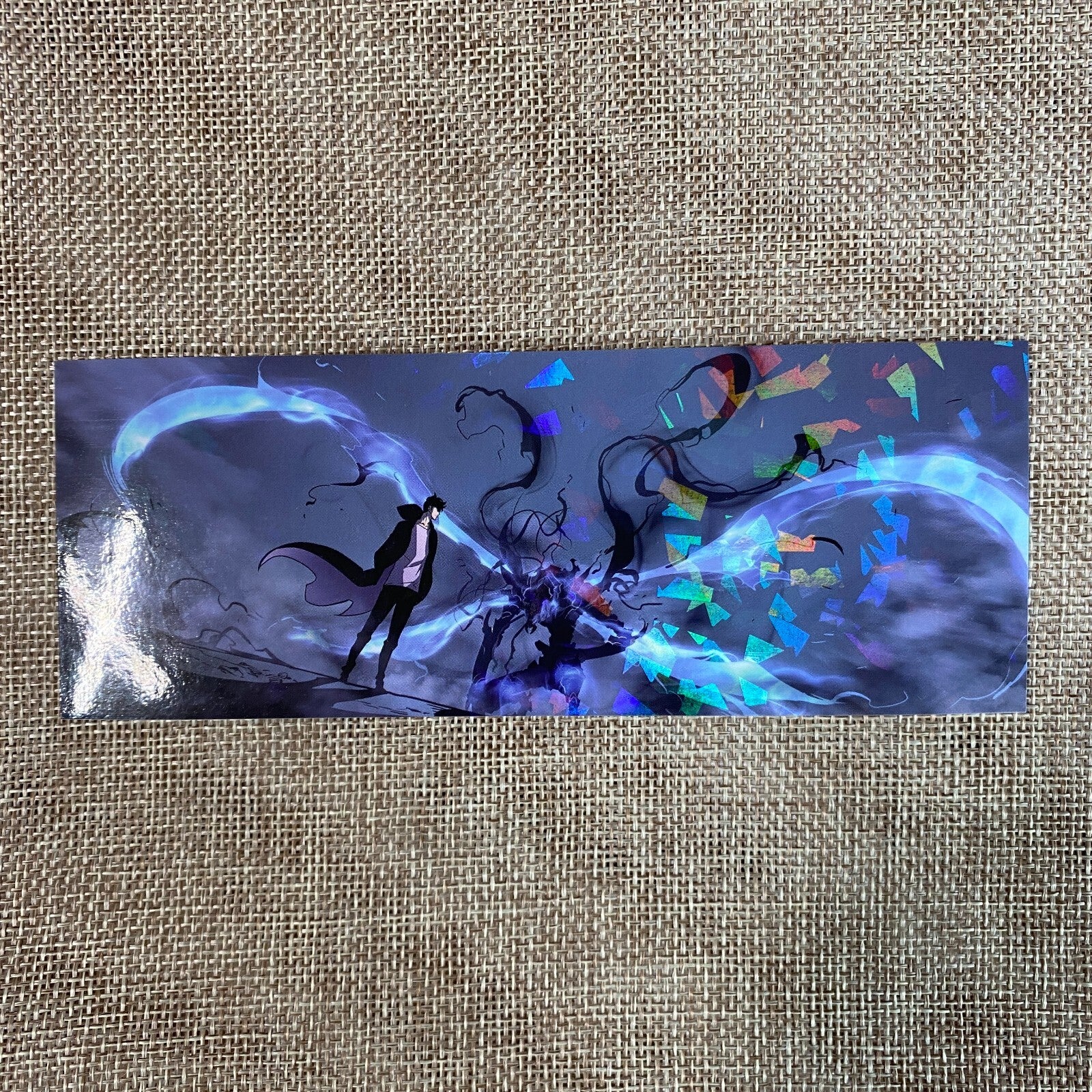 Solo Leveling [Official Hologram Bookmark] Sung Jin-woo / New, Rare Collector It