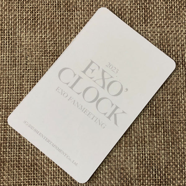 EXO SUHO [ 2023 Fan meeting EXO' Clock ] Official Photocard / New / Gift