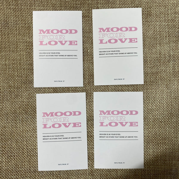 BTS V Taehyung [ Mood For Love Exhibition Photocard Set ] Nuna V / New /+Gift