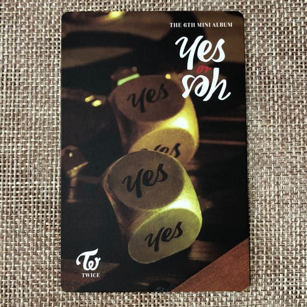 TWICE MOMO [ YES or YES ] Official Pre-Order Photocard, A Ver. / New / Gift