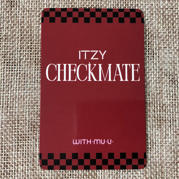 ITZY YEJI [CHECKMATE WITHMUU Video Call Event 3.0] Official Photocard / Gift