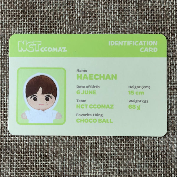 NCT HAECHAN [ CCOMAZ GROCERY STORE ] Official ID Card Photocard / New / Gift