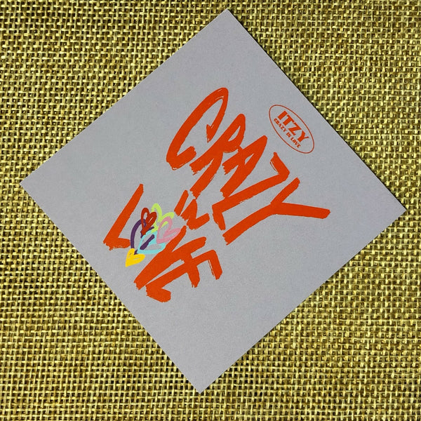 ITZY RYUJIN #1 [CRAZY IN LOVE] Official Preorder Special Photocard / New / Gift