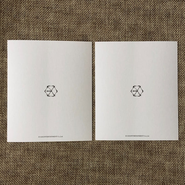 EXO SEHUN [ EX'ACT ] Official Polaroid Photocard Set of 2, Postcard / New / Gift