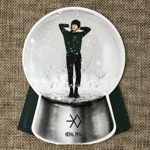 EXO CHANYEOL [ Miracles in December ] Official Snowglobe Standee / New / Gift