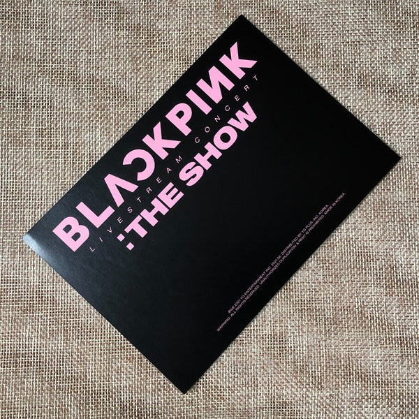 BLACKPINK ROSE [ THE SHOW DVD ] Official Postcard Photo / New / Gift