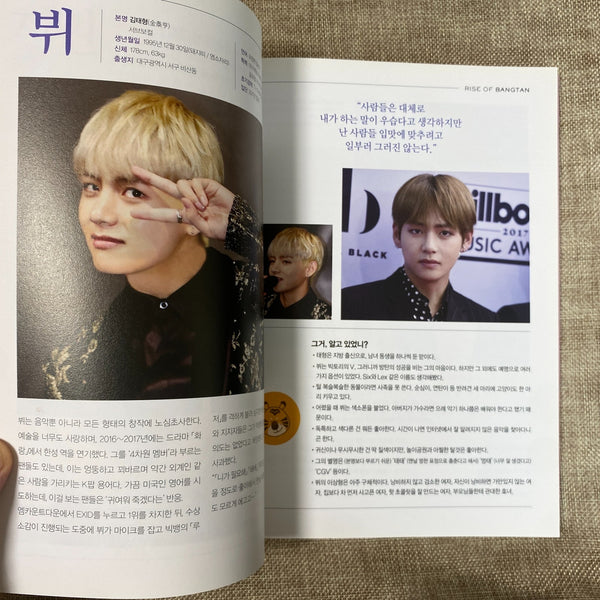 BTS GROUP [ RISE OF BANGTAN Fan Book Photobook ] Korean / New, Rare / Gift