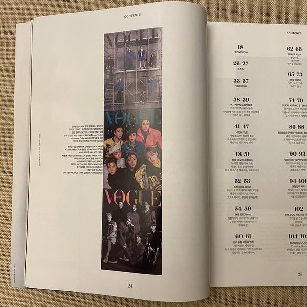 BTS 2022 [ Vogue Korea Magazine 306 ] Jan 2022 Photobook / Used, Rare / Gift