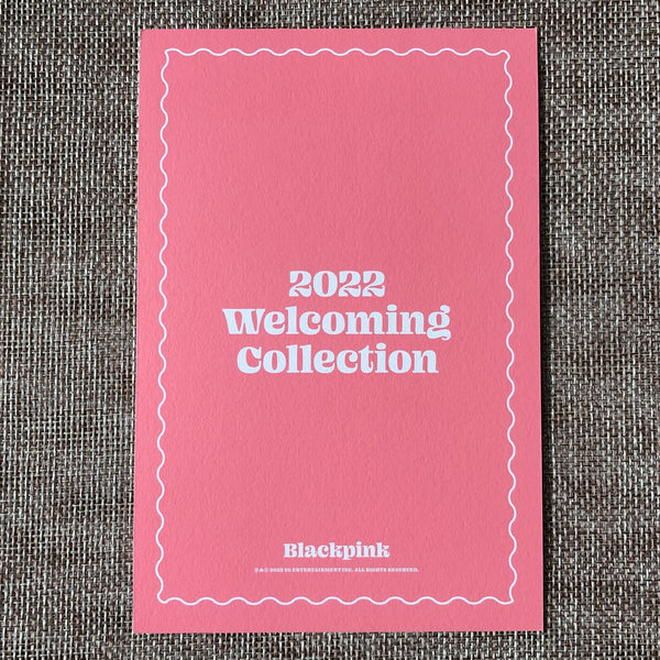 BLACKPINK JISOO [ 2022 Welcoming Collection ] Official Postcard Set / New / Gift