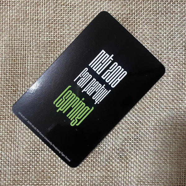 NCT 2018 RENJUN [FAN PARTY SPRING] Official Limited Photocard / New, Rare / Gift
