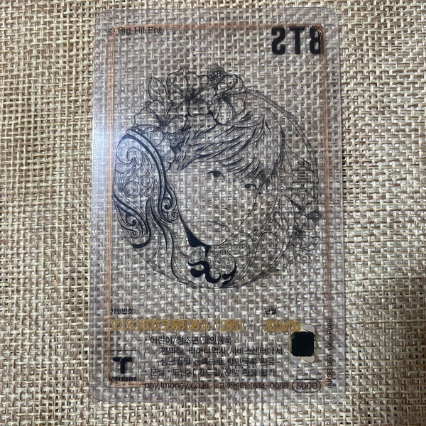 BTS J-HOPE [2019 CU T-Money Transparent Illustration] Official Photocard / Gift