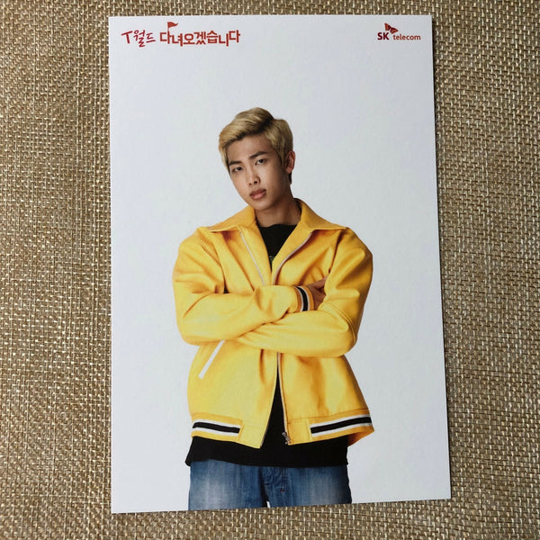 BTS RM [ SKT ] Official Postcard Photocard, Limited / New, Rare / Gift