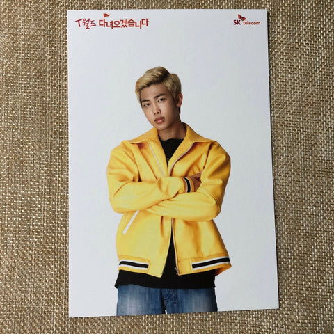 BTS RM [ SKT ] Official Postcard Photocard, Limited / New, Rare / Gift