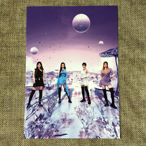 AESPA GROUP [ SAVAGE ] Official Postcard, 1st Mii / New / Gift