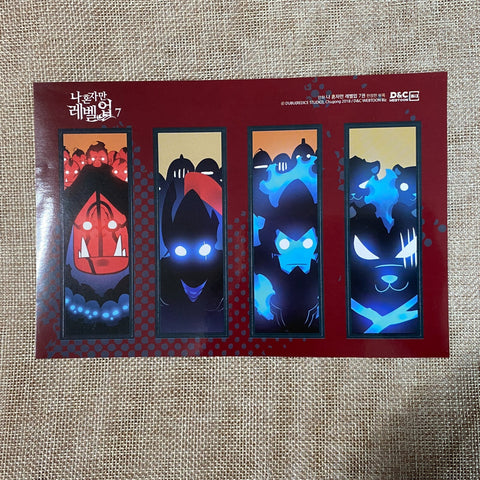 Solo Leveling [Official Bonus Sticker] / Korean Webtoon Ltd / New, Rare