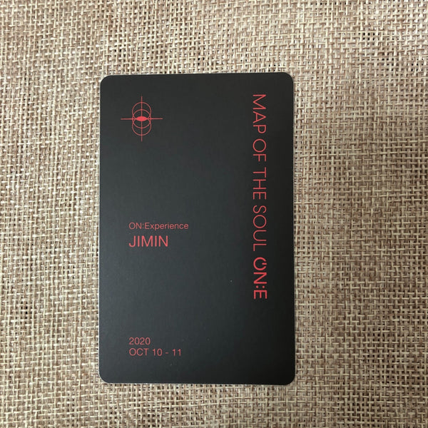 BTS JIMIN [ Map of the Soul ON:E DVD ] Official Photocard / New, Rare / Gift