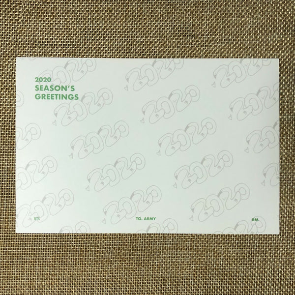 BTS RM [ 2020 Season's Greetings ] Official Limited Postcard Set / New / Gift