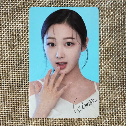 AESPA GISELLE [ MEDIHEAL ] Official Photocard, Signature, SM Town / New / Gift