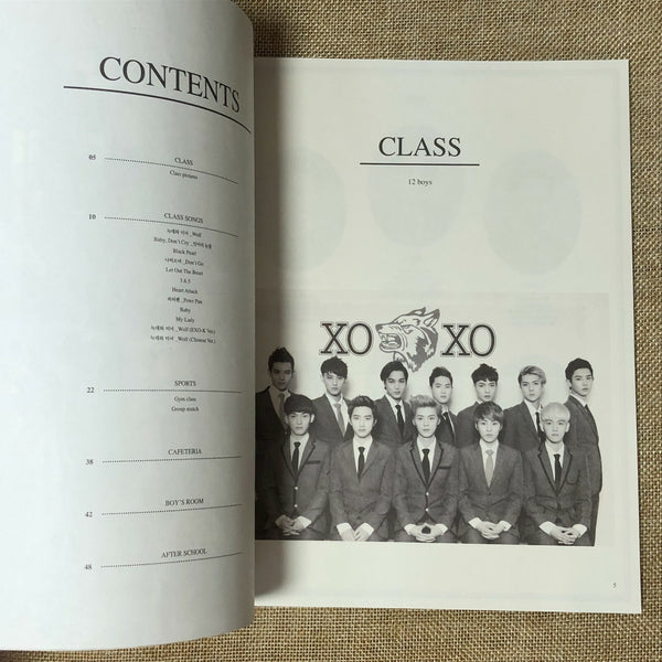 EXO GROUP [ XOXO Photobook ] Official 1st Album KISS Ver / New, Rare / Gift