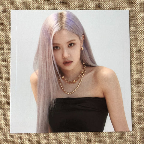 BLACKPINK ROSE [ THE ALBUM ] Official Postcard, Ver. 1 / New / Gift