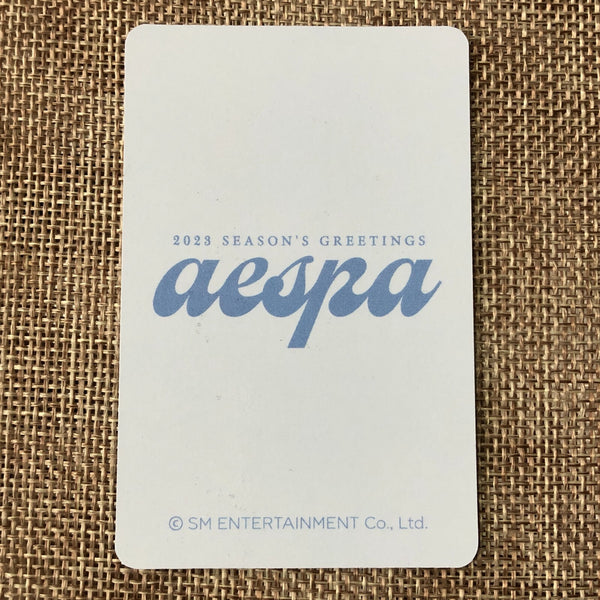 AESPA GISELLE [2022 Season's Greetings Aladin] Official Hologram Photocard /+G
