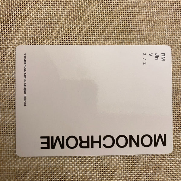 BTS V RM JIN 2/2 [2024 MD MONOCHROME MNCR] Official Mini Photocard / New / Gift